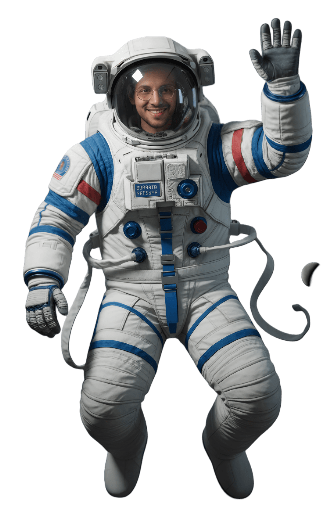 Floating Astronaut Body